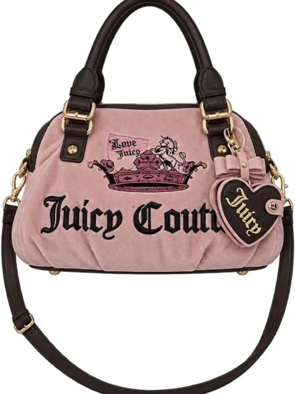 Juicy Couture Juicy Crown Crossbody Satchel Bag